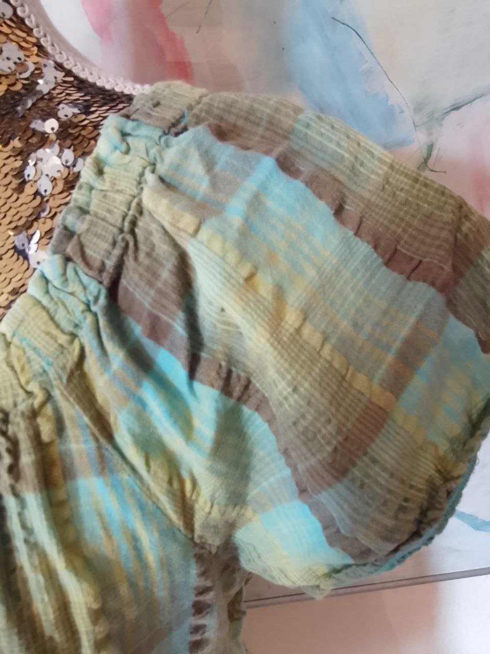 Schönes Sommerkleid. Yessica. Baumwolle. Große S.