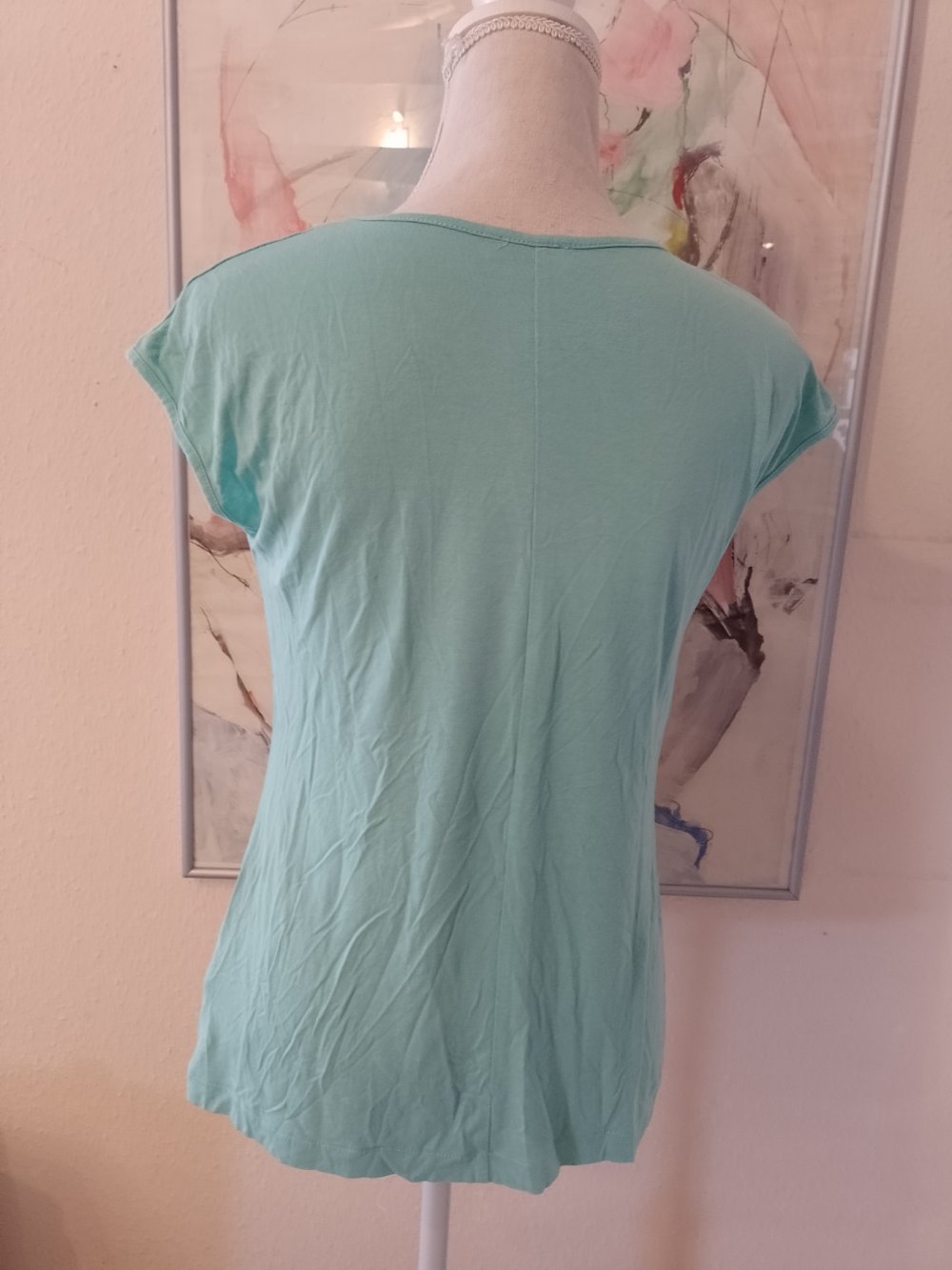 Buffalo. Elegantes T-Shirt - Bluse - Top. Viskose + Elastan.
