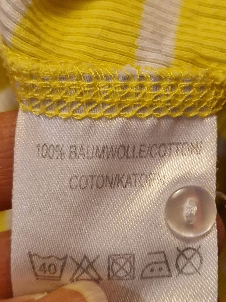 Reject.  Schönes T-shirt - Strick.  Große 38.  Baumwolle.