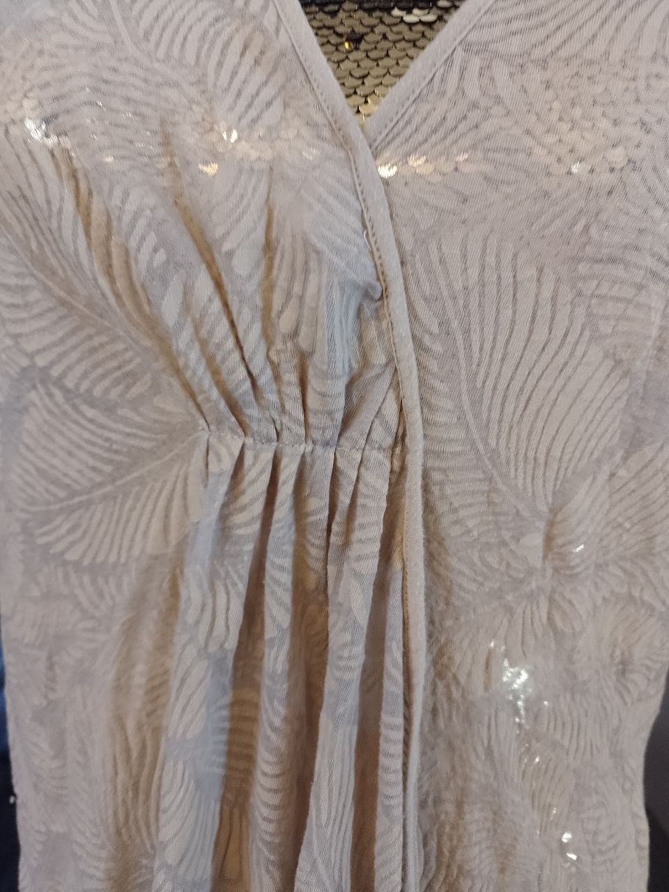 Elegantes Hemd - Bluse - Tunika.  Viskose + Polyester. 