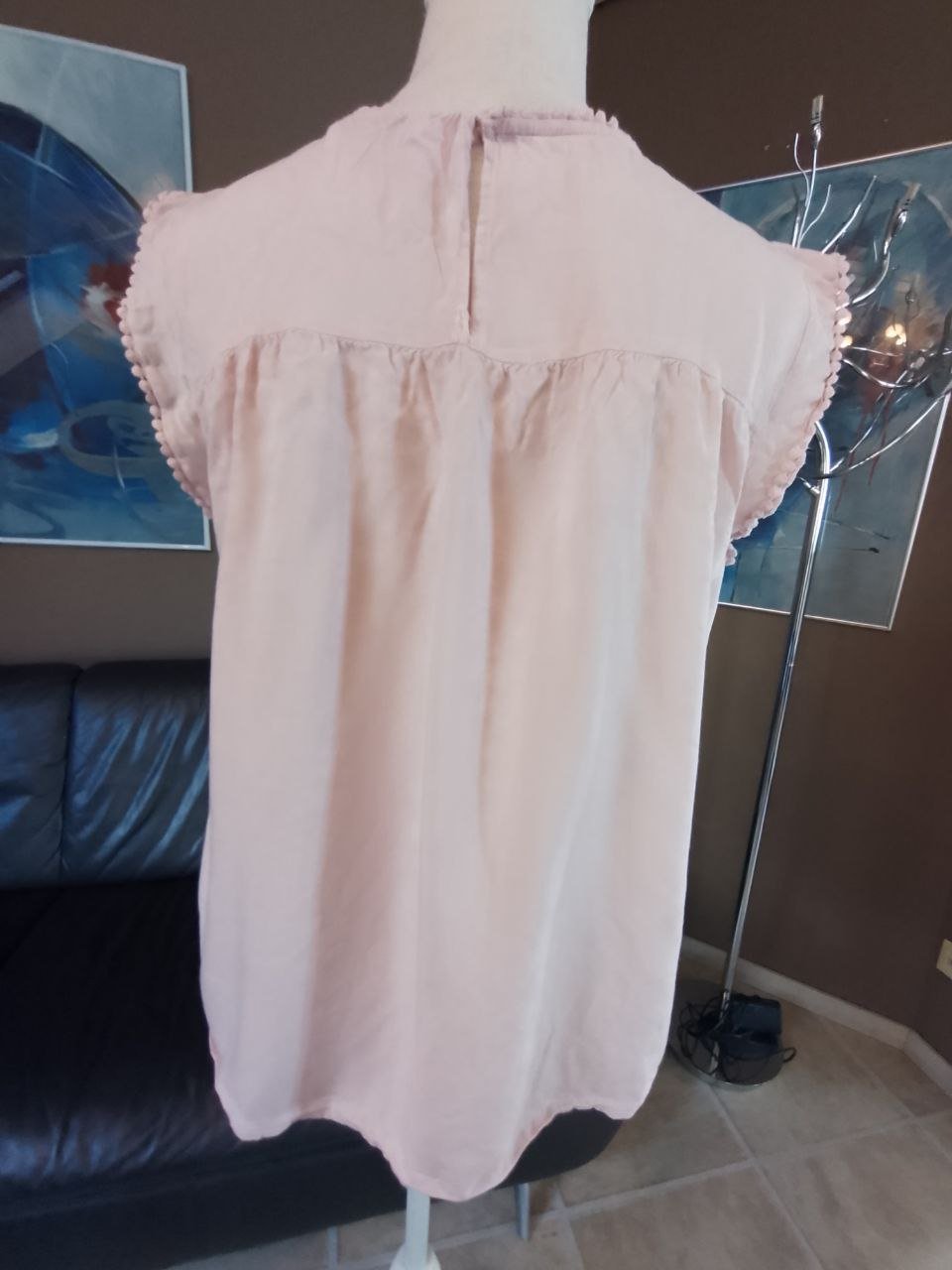 Elegantes T-Shirt - Bluse. Viskose. Größe S.