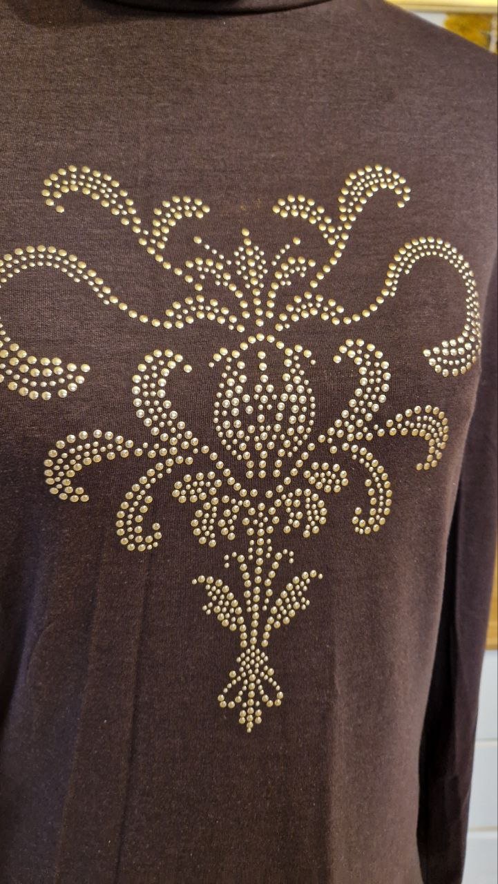 Wie neu. Schöner Rollkragenpullover mit Pailletten.  Große M.