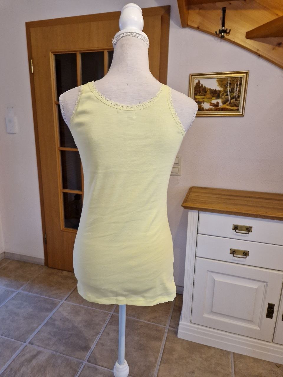 Cecilia Classics.  Bequemes T-Shirt - Top - Trägerhemd. 