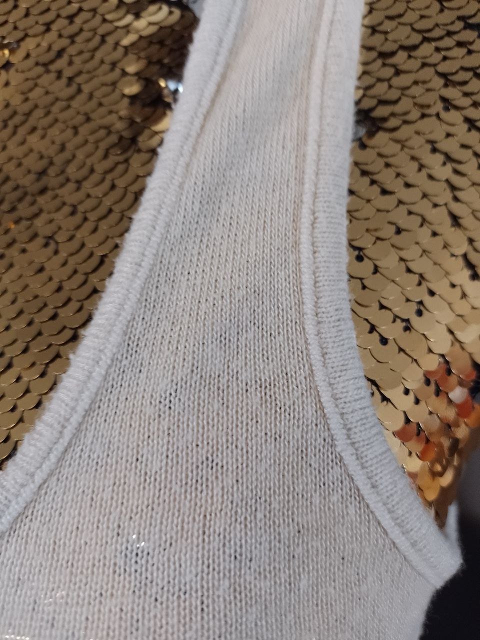  Top.  Polyester + Baumwolle.  Größe XS.