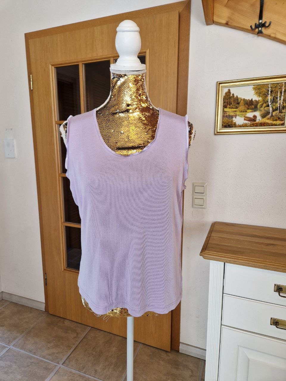  Bequemes T-Shirt - Top - Trägerhemd.  Größe XL-XXL. 