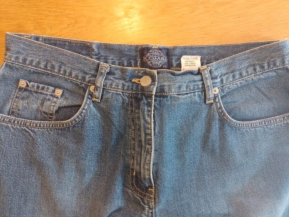 ?.O.W. Stylische Hose, Jeans. 100% Baumwolle. Große 42.
