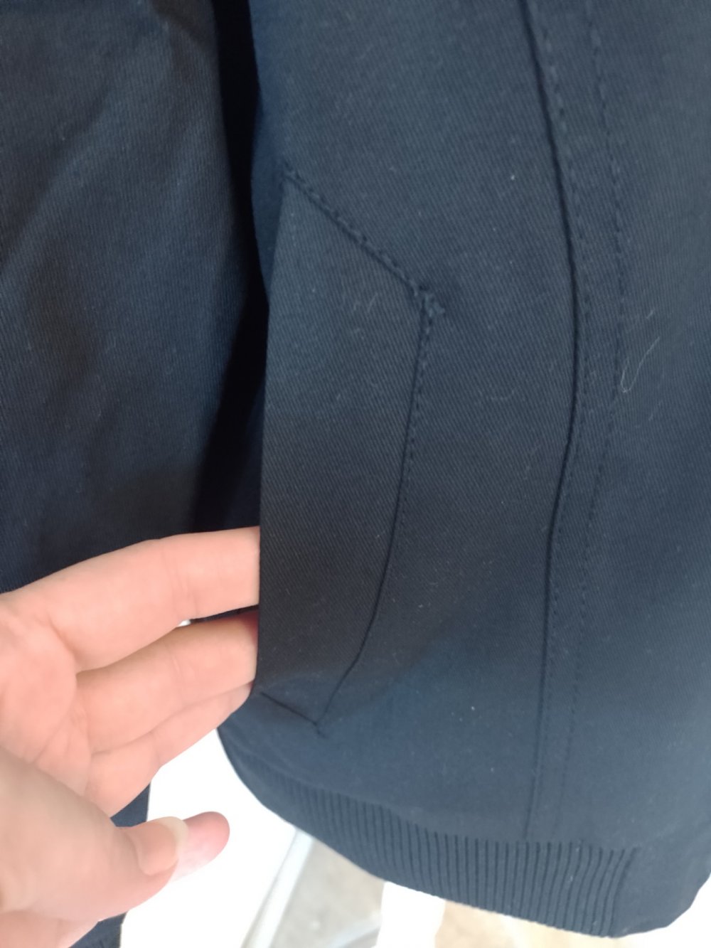 Neu. Men Wear. Praktische stilvolle schwarze Jacke. Baumwolle.