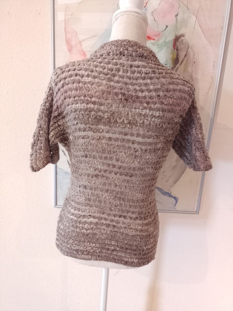 Schöner Strickumhang, Pulli. Größe XS-S. 