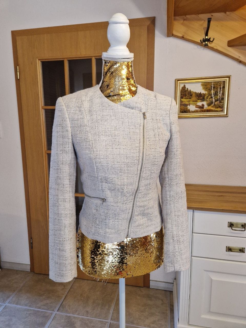 H&M.  Praktische elegante Jacke, Blazer.   Größe XS. 