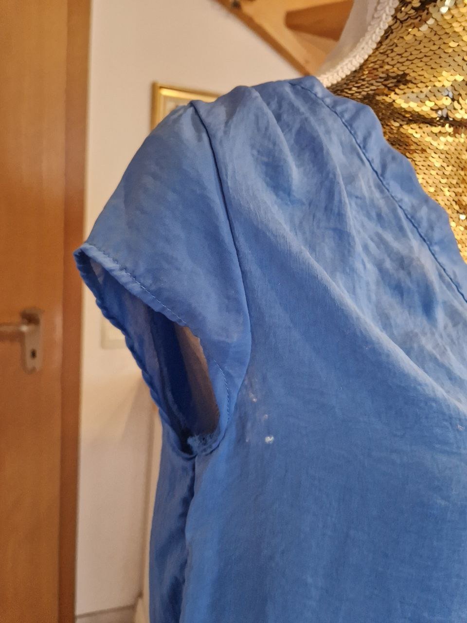 Colloseum. Bluse - Top. Größe M. Seide. 