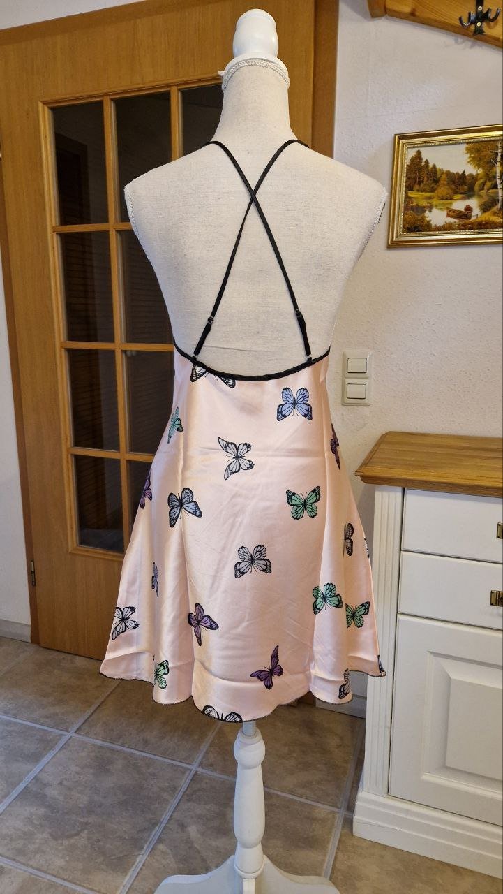 Elegantes Nachthemd. Nachtwäsche. Kleid. Größe L. 