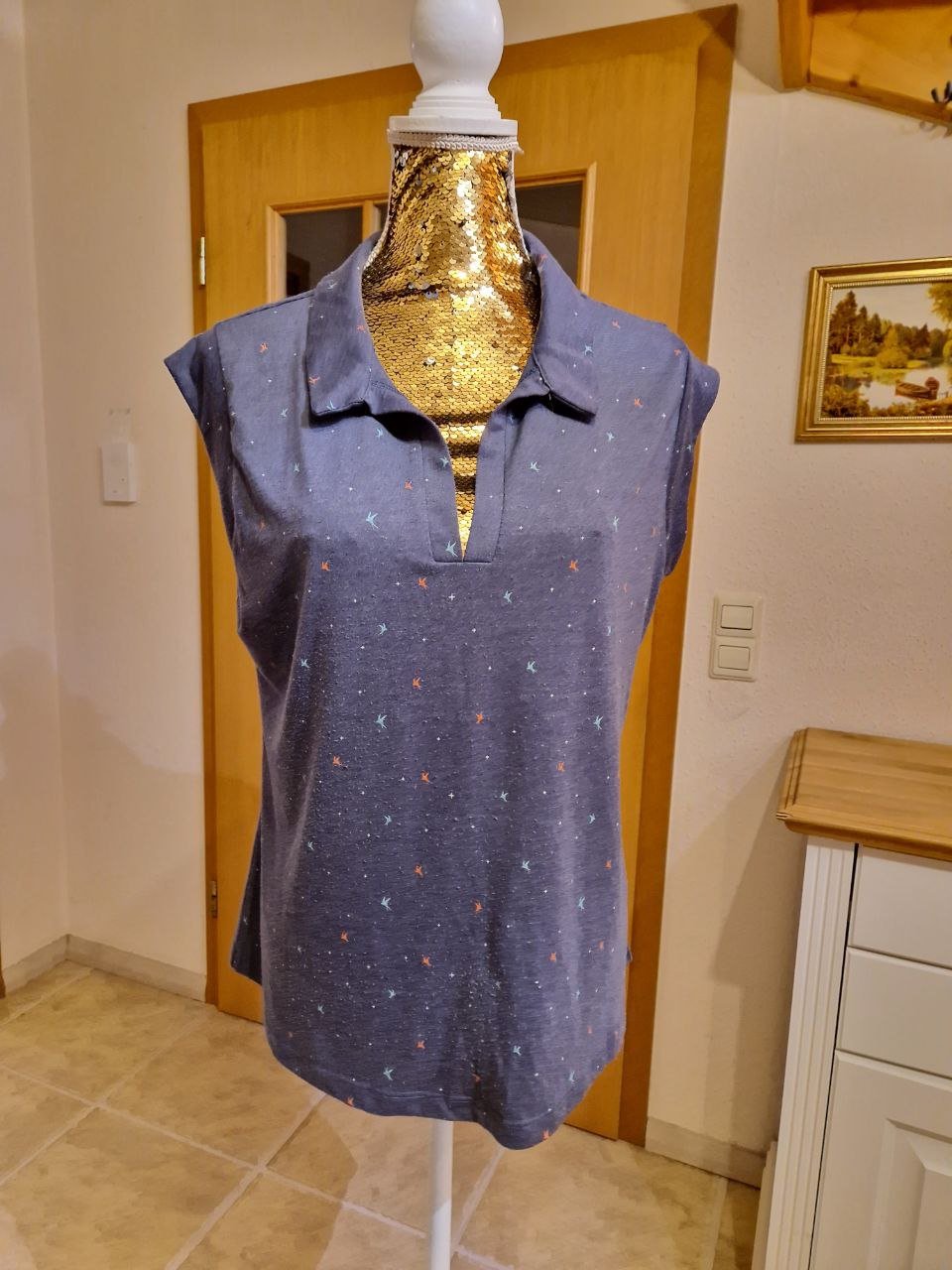 Nature Trail. Bequemes T-Shirt. Größe M-L. Polyester. 