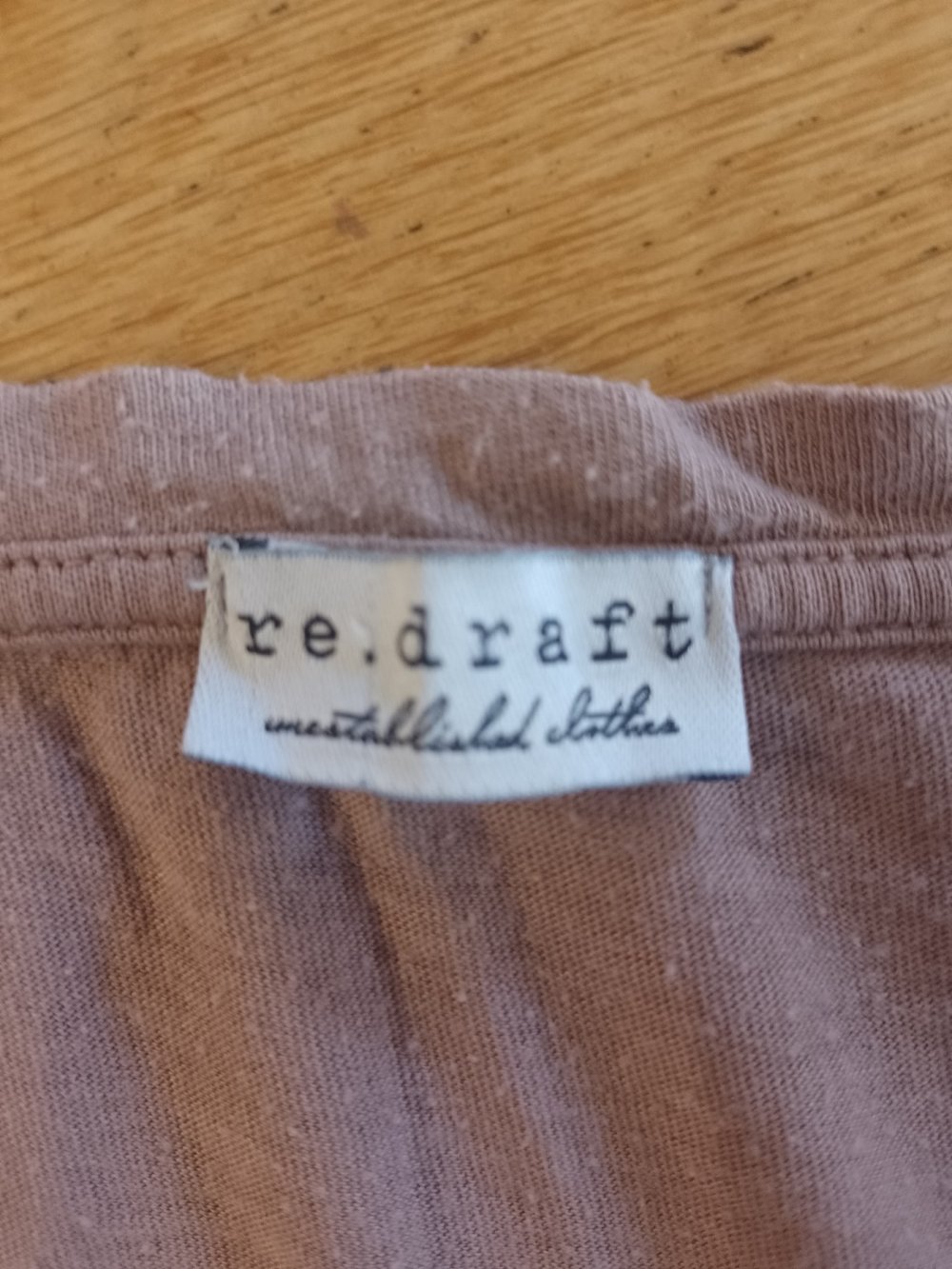 Re.draft. Bequemes T-Shirt - Bluse -Tunika. Modal + Baumwolle