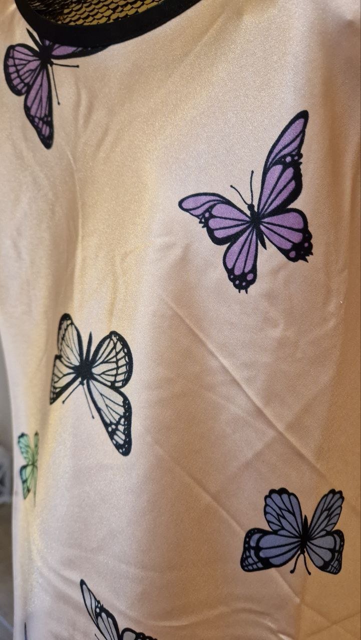 Elegantes Nachthemd. Nachtwäsche. Kleid. Größe L. 