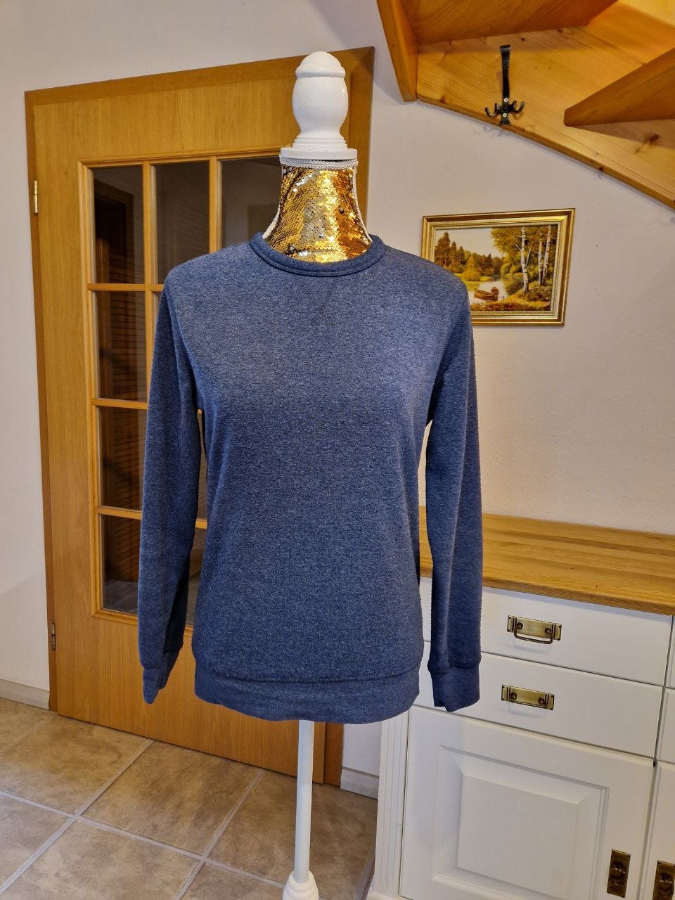 Piazza Italia.  Warmer Herrenpullover - Sweatshirt.  Größe XS. 