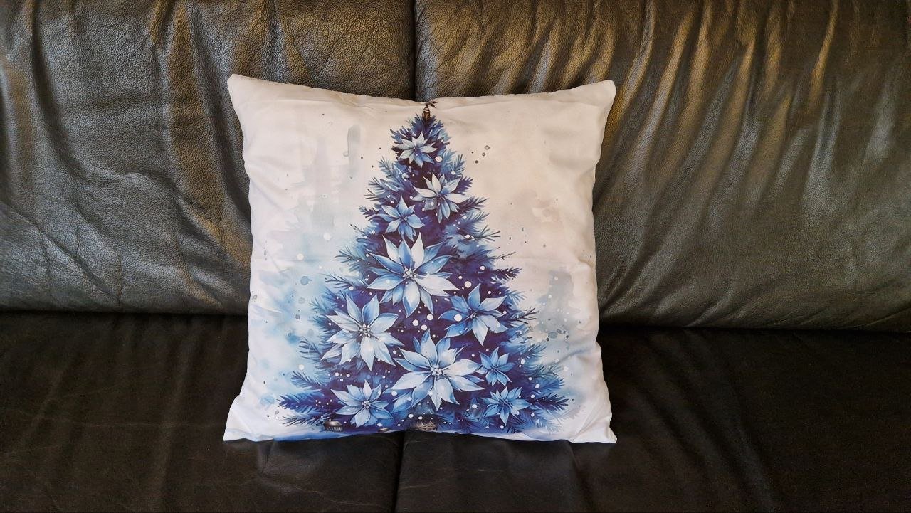 2 Stück Kissenbezüge zum Weihnachten. Weihnachtsdekoration. 