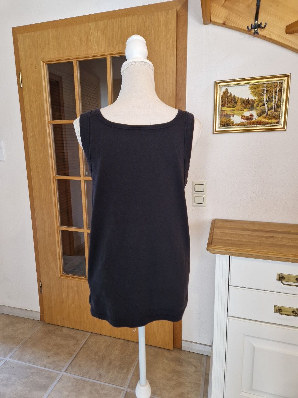 Cecil. Bequemes T-Shirt - Top - Trägerhemd.  Baumwolle.  Gr. L-XL. 