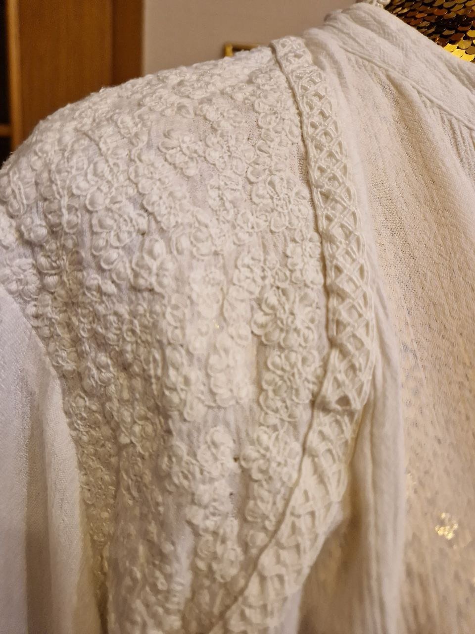 Vila.  Elegante Bluse - Top - Hemd.  Baumwolle.  Größe XXL.