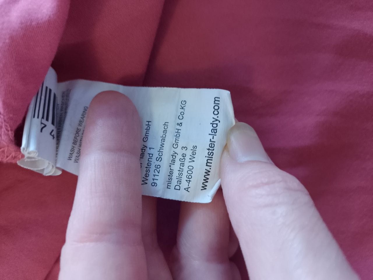 Mister*Lady. Elegantes Hemd - Bluse - Tunika. Viskose. Größe M.