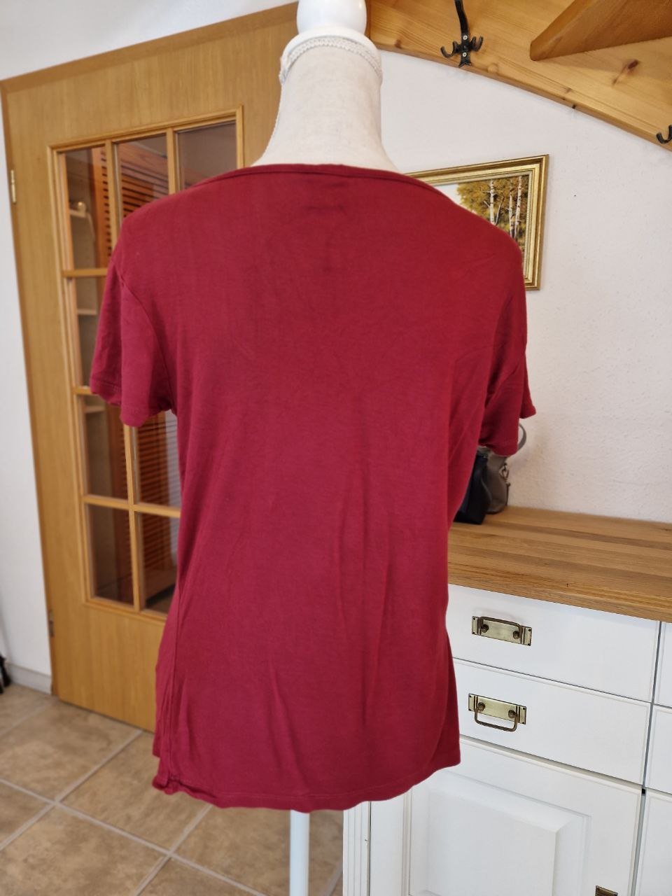 Urban Classics. Bequemes T-Shirt. Viskose. Größe L. 