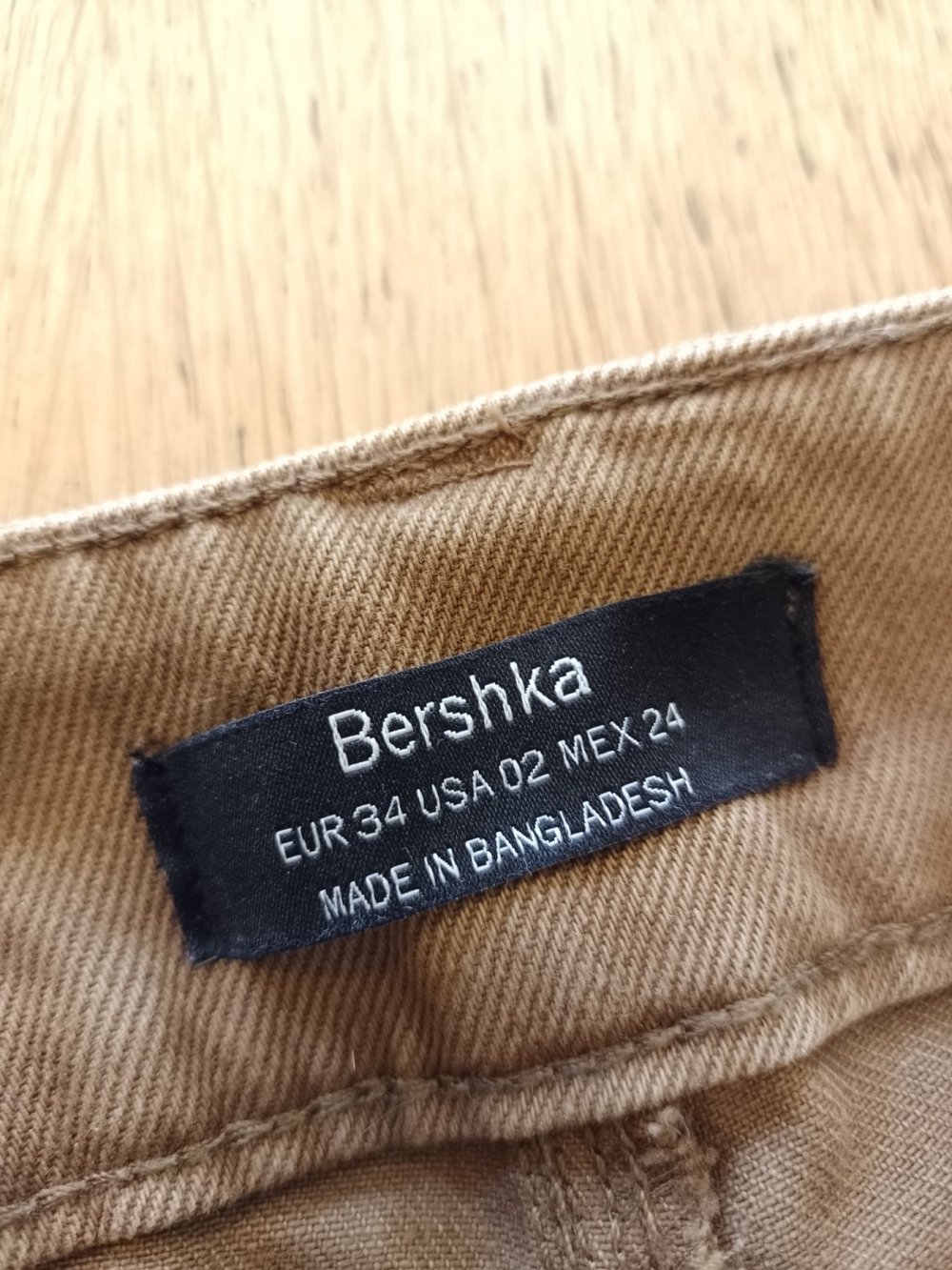 Bershka . Stilische Braune Jeans. Boyfriend Große XS ( 34 ). 