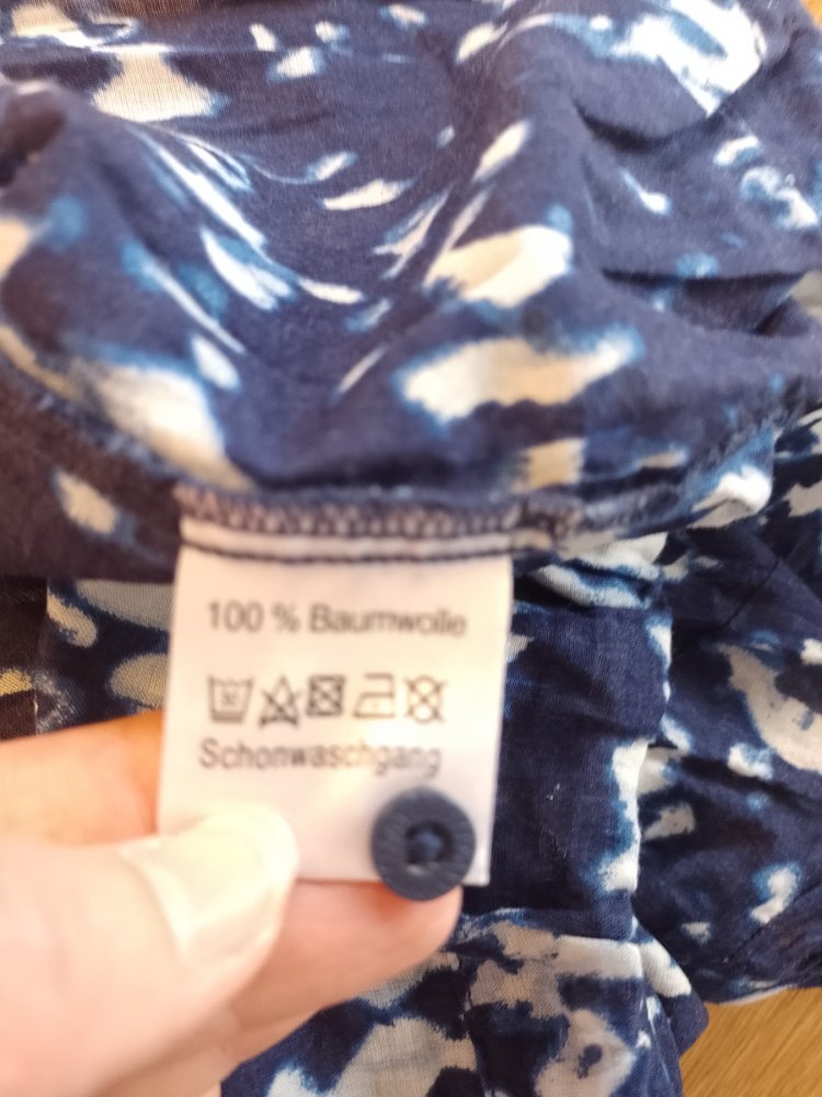 Cecilia Elegantes T-Shirt - Bluse - Top. Baumwolle. Größe M. 