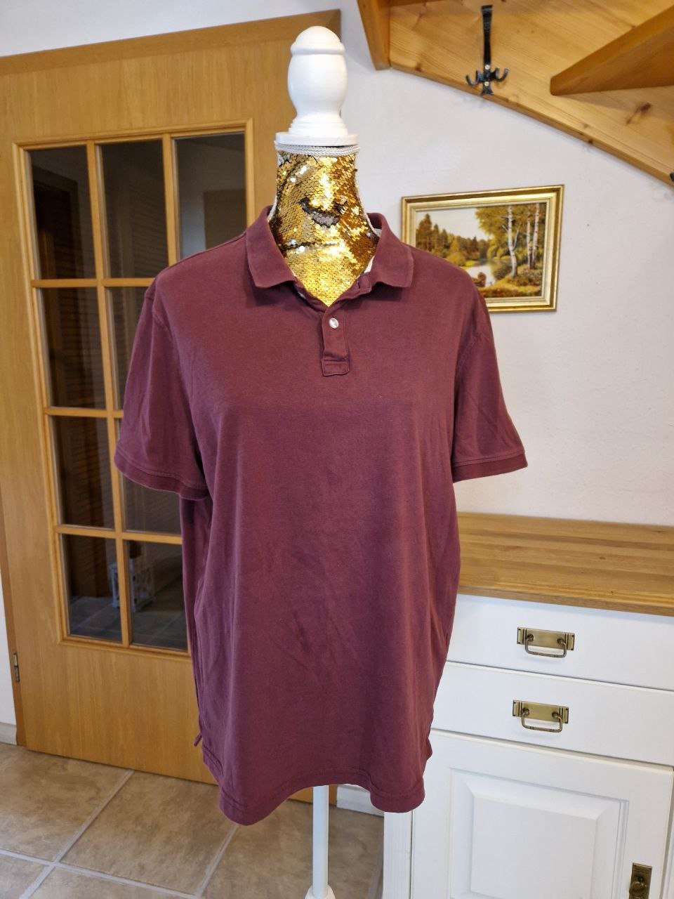 Set.  2 Herren-T-Shirts.  Baumwolle.  Größe L. 