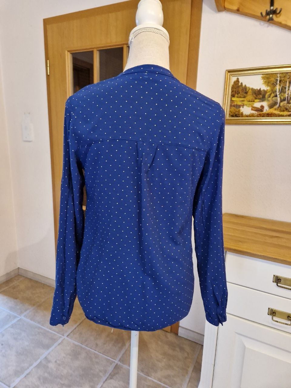 Elegante Bluse - Tunika - Hemd. Größe 36. 