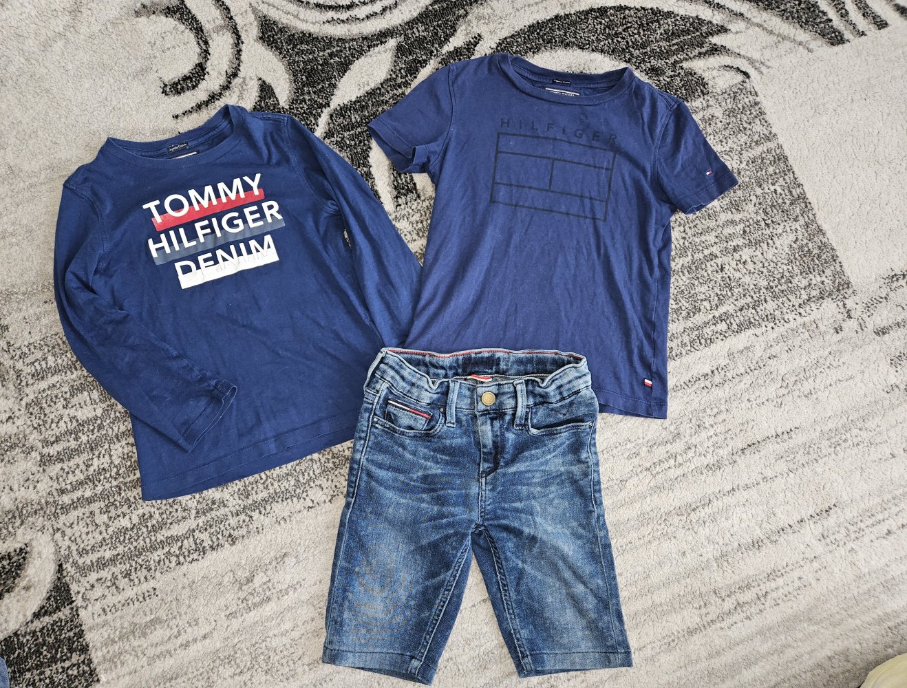 3tlg. Set Tommy Hilfiger Kinder Jungs original Top