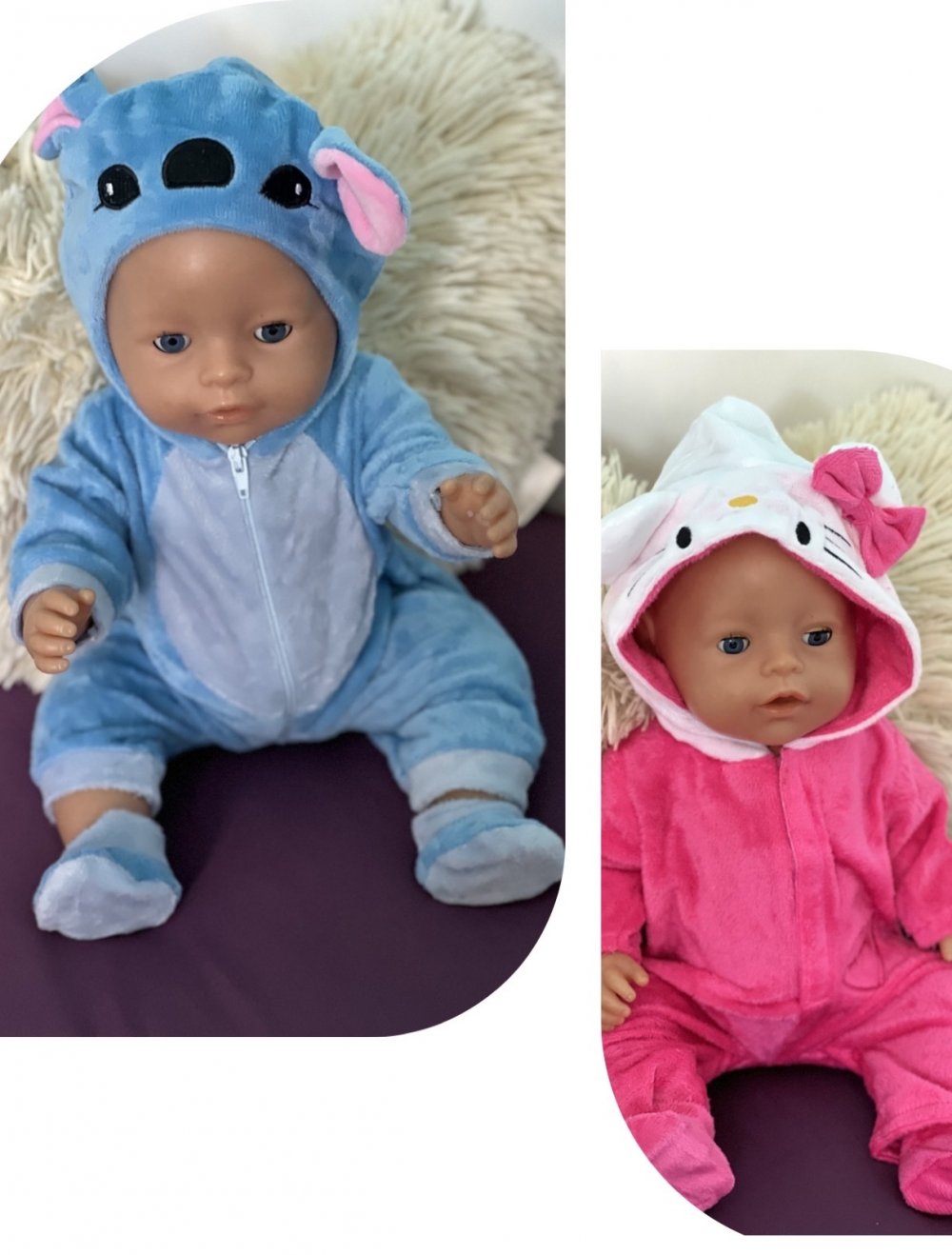Puppenkleidung Stitch und oder Hello Kitty beide OVP neu passend für Baby Born Puppen & Co