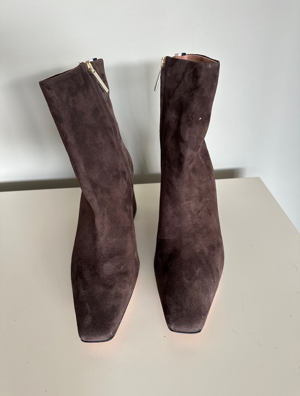 Hugo Boss Damen Stiefeletten braun Wildleder 41 neu