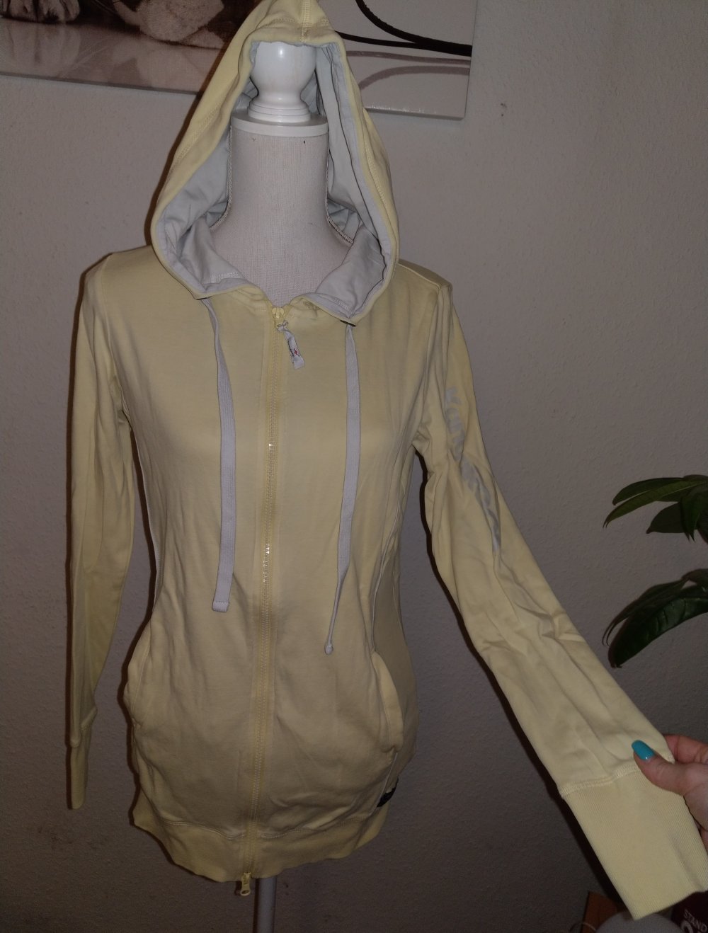 Lange Strickjacke in 36/38