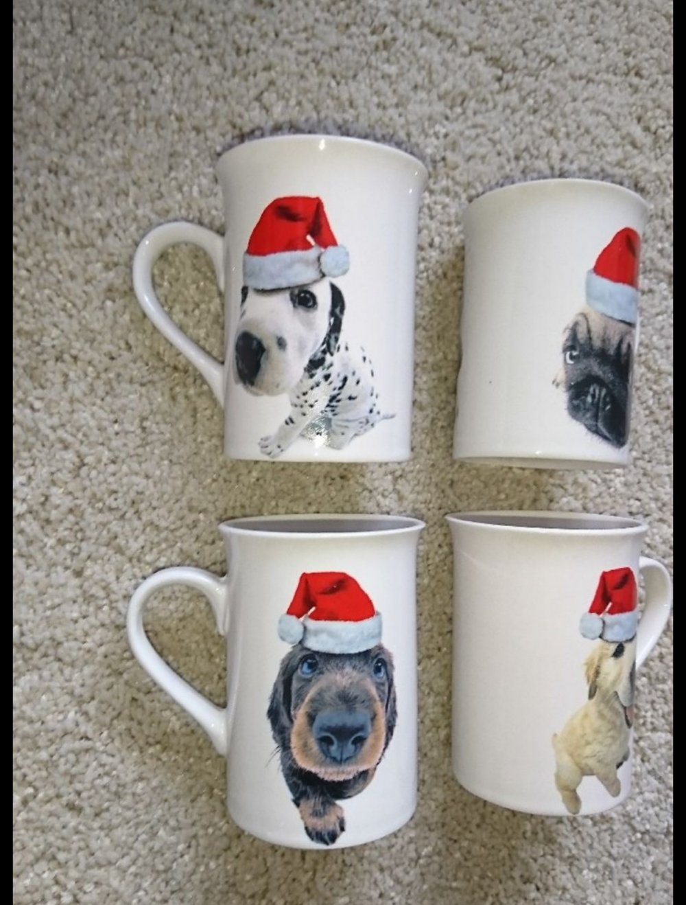 Weihnachtstassen Hunde Kaffeetassen