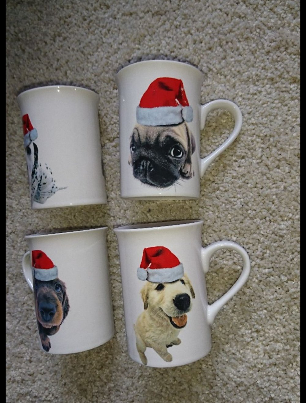 Weihnachtstassen Hunde Kaffeetassen