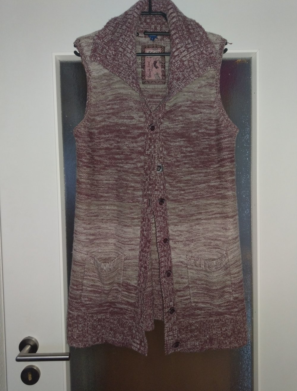 Lange Strickjacke in L