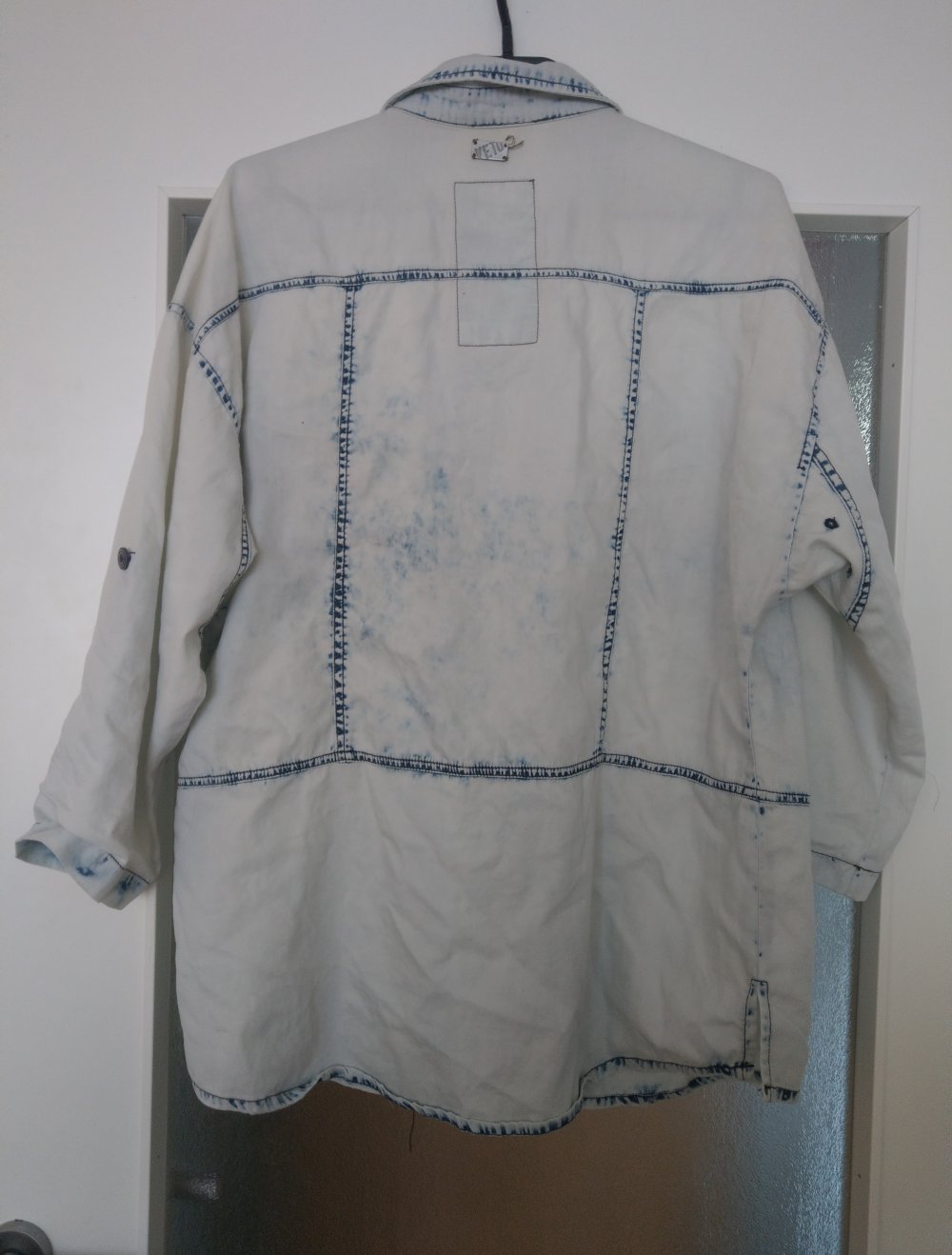 3/4 Ärmel Jeans Bluse in M
