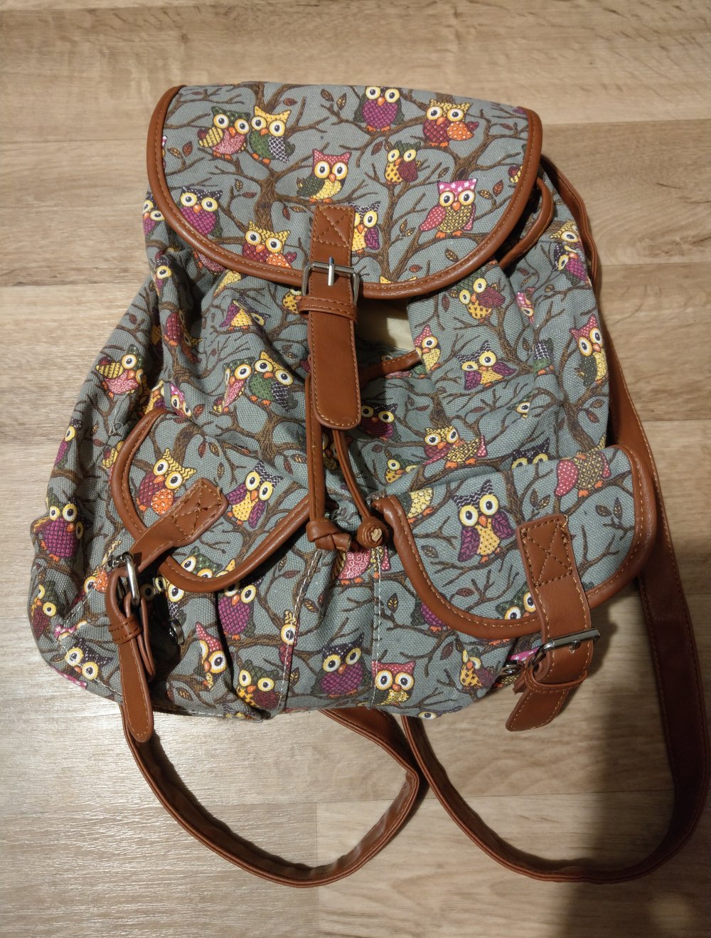 Rucksack mit Eulenmuster
