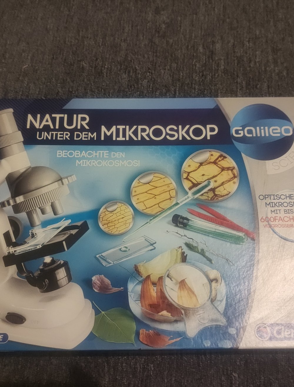 Natur unter dem Mikroskop von Galileo