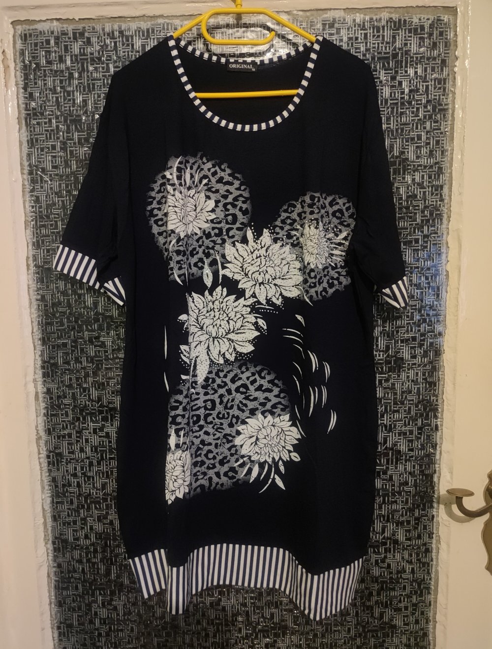 Langer Pullover/Kleid in 48