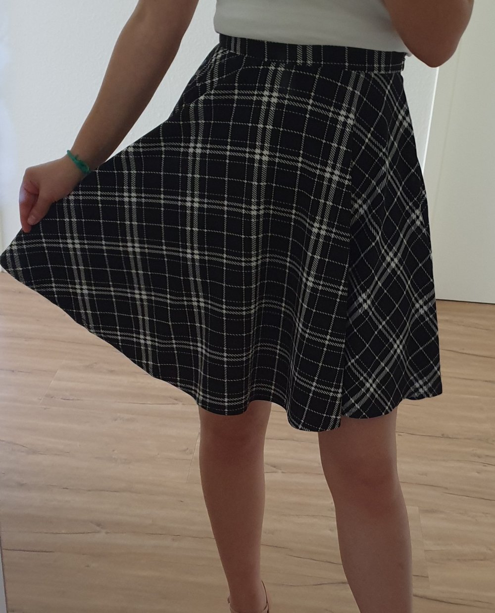 Kariertes A-Line Rock