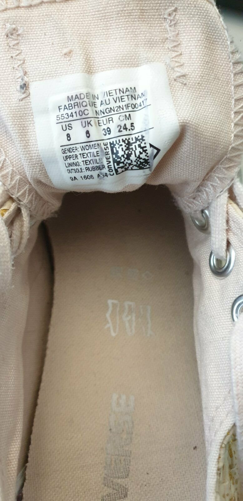  Converse All Star Chucks Damen gold Gr.39