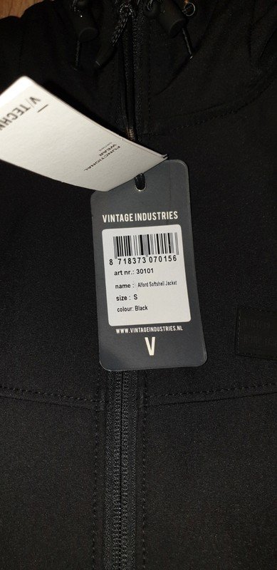  Softshell Übergangsjacke Herren schwarz Gr. S -Neu-