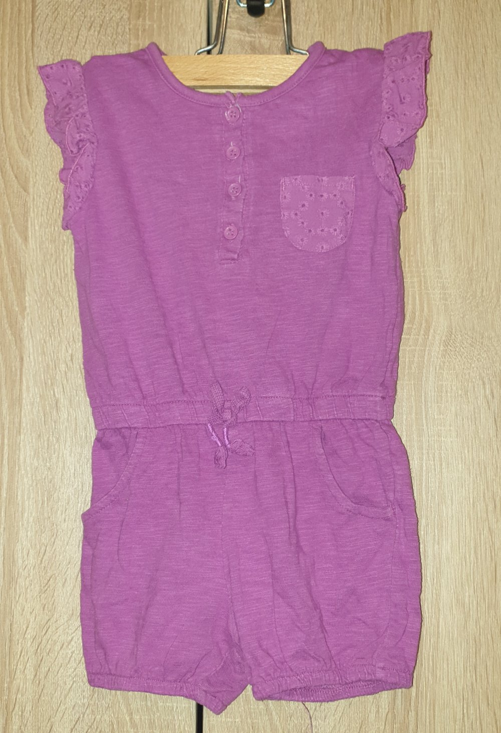  Mädchen Jumpsuit lila Gr. 80