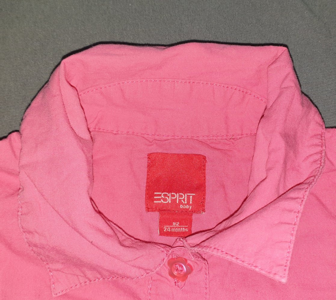  Esprit Mädchen Kleid rosa Gr. 92