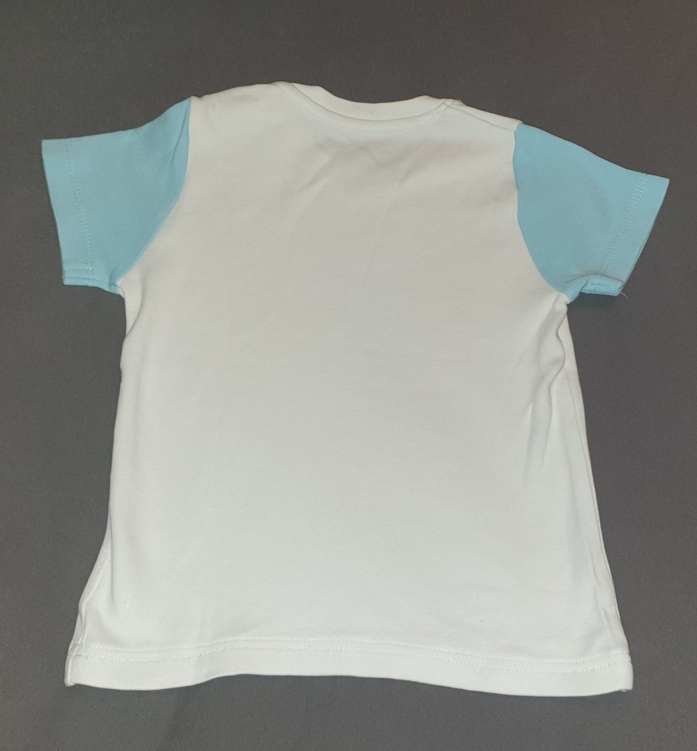  Kurzarm Shirt Team No.1 für Jungs weiß Gr. 98/104