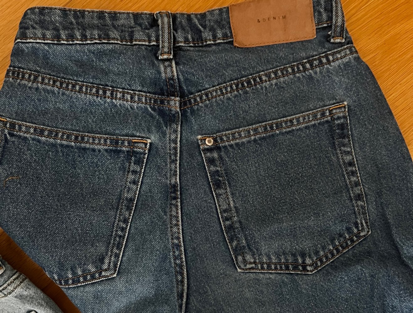 Jeans Set blau XS 34 Mom Highwaist boyfriend