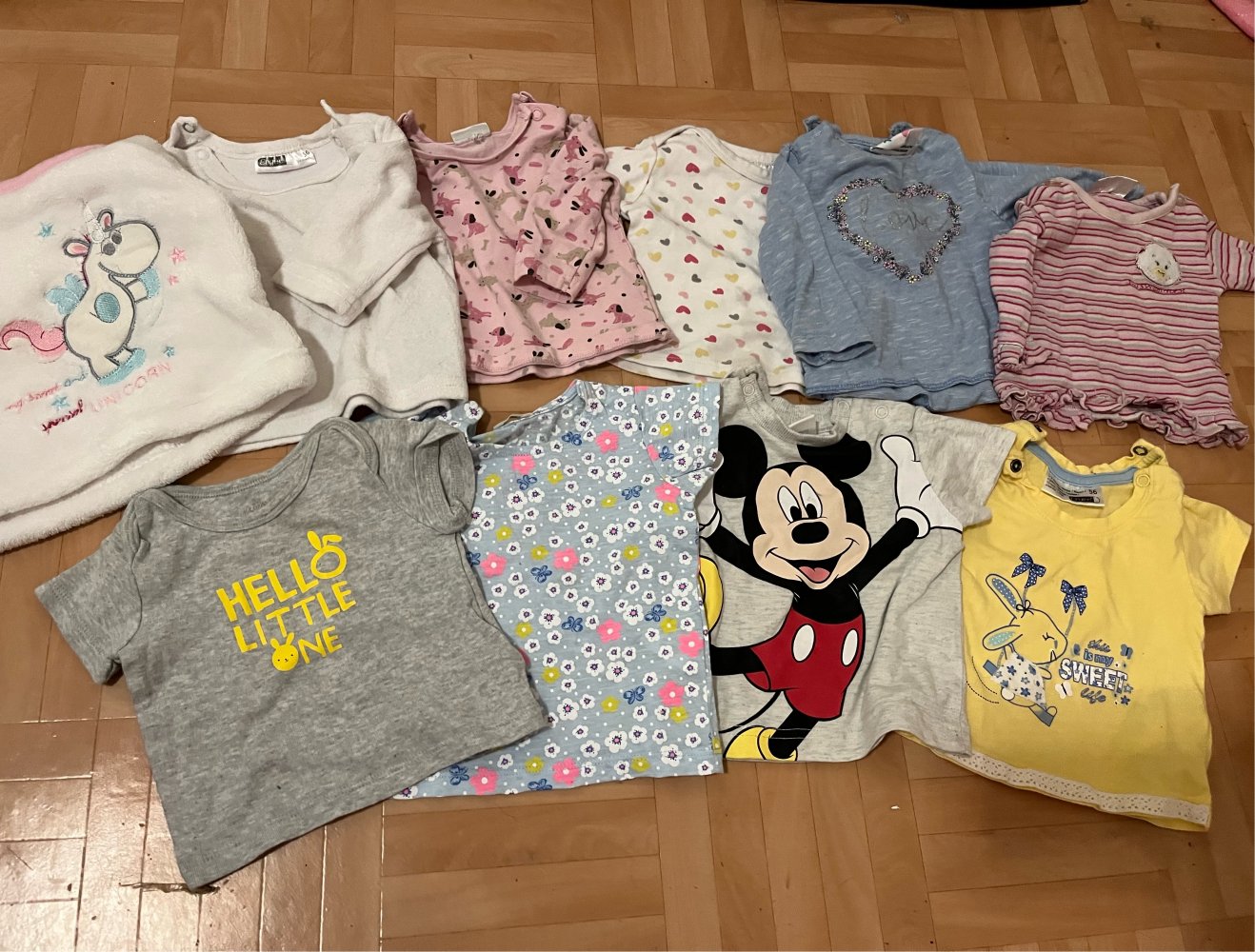 pullover/ tshirts mädchen 50/56