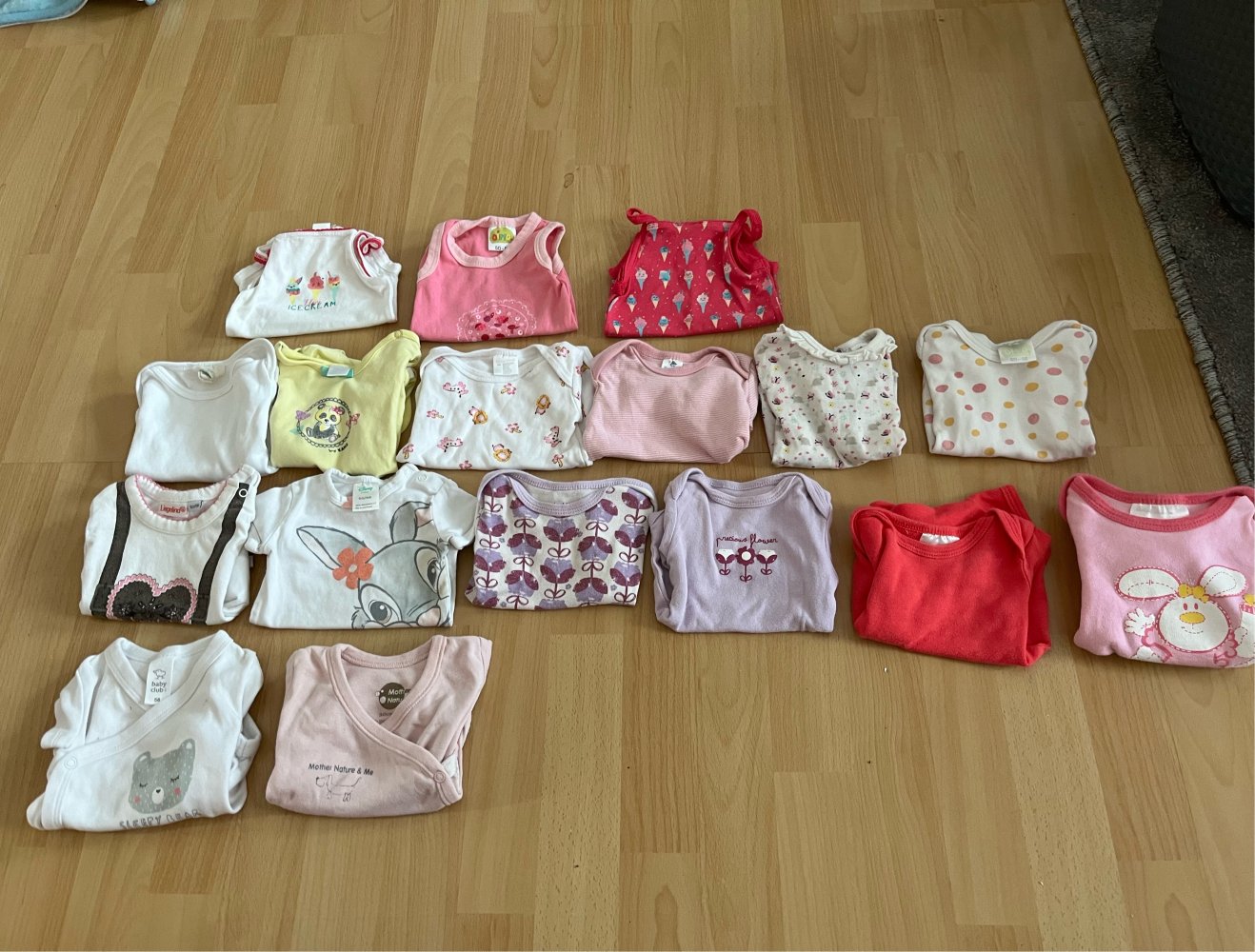 babybodys kurzarm mädchen 50/56