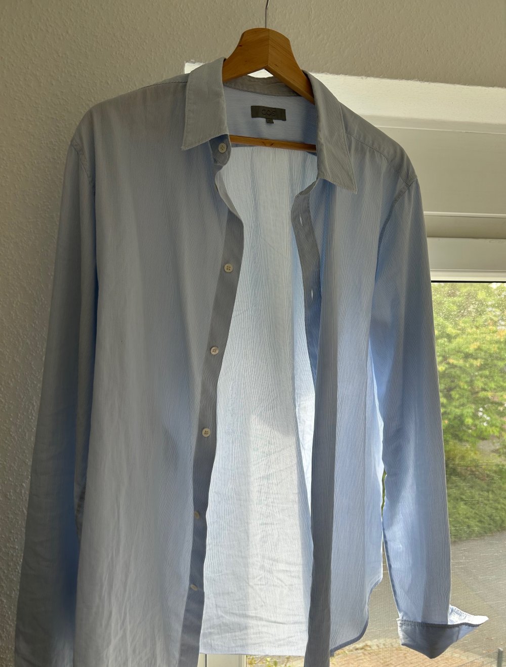 COS Männerhemd hellblau 43