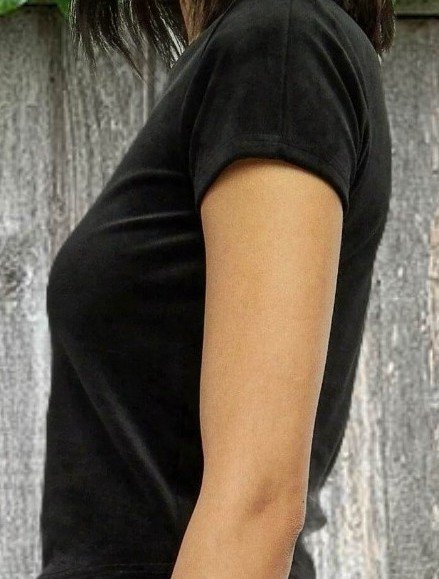 Urban classics samt t-shirt in schwarz